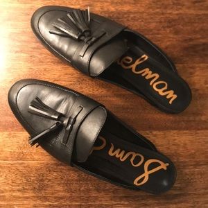 Sam Edelman Black Loafer Mule